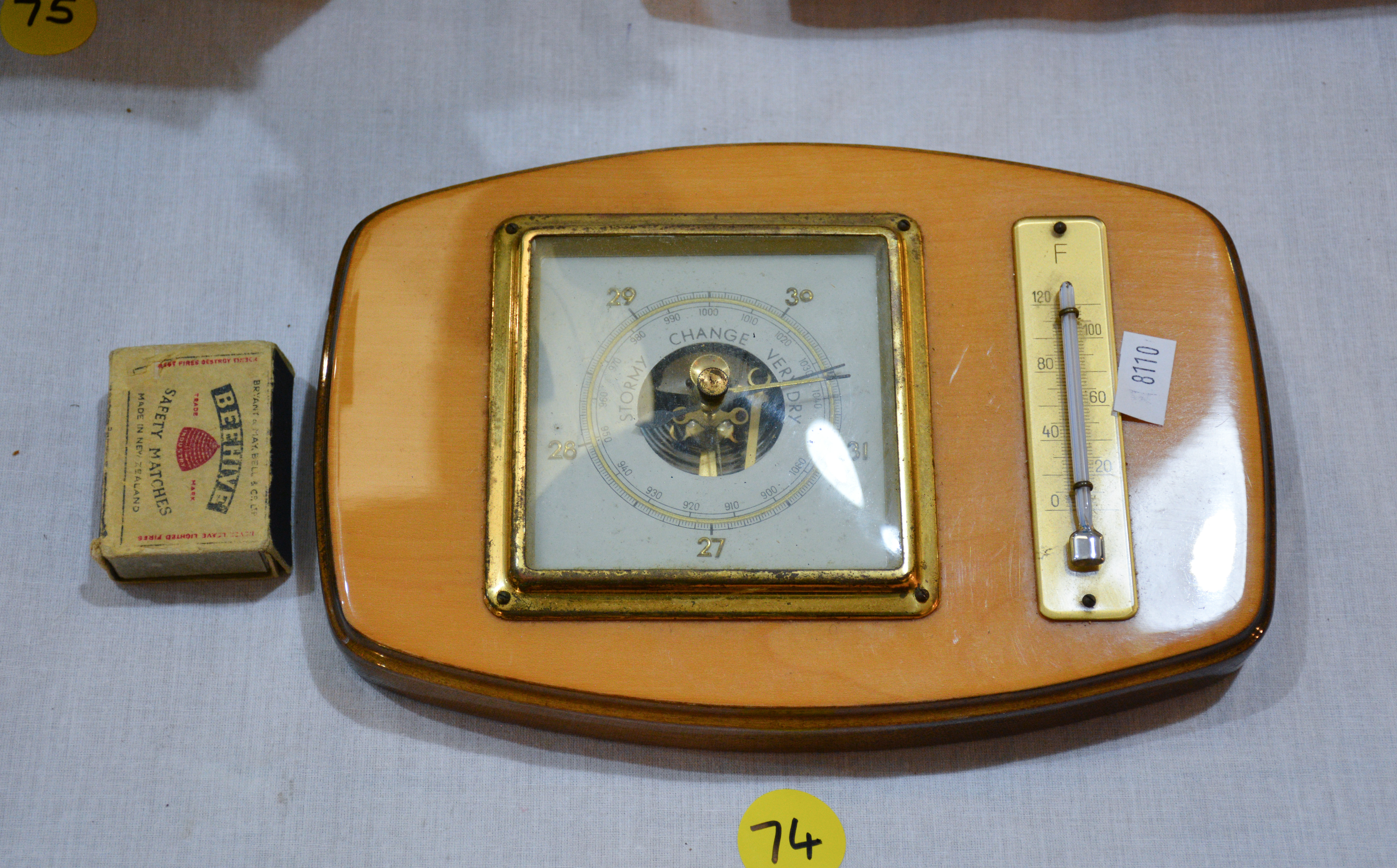Vintage Wall Barometer — NZ auction result
