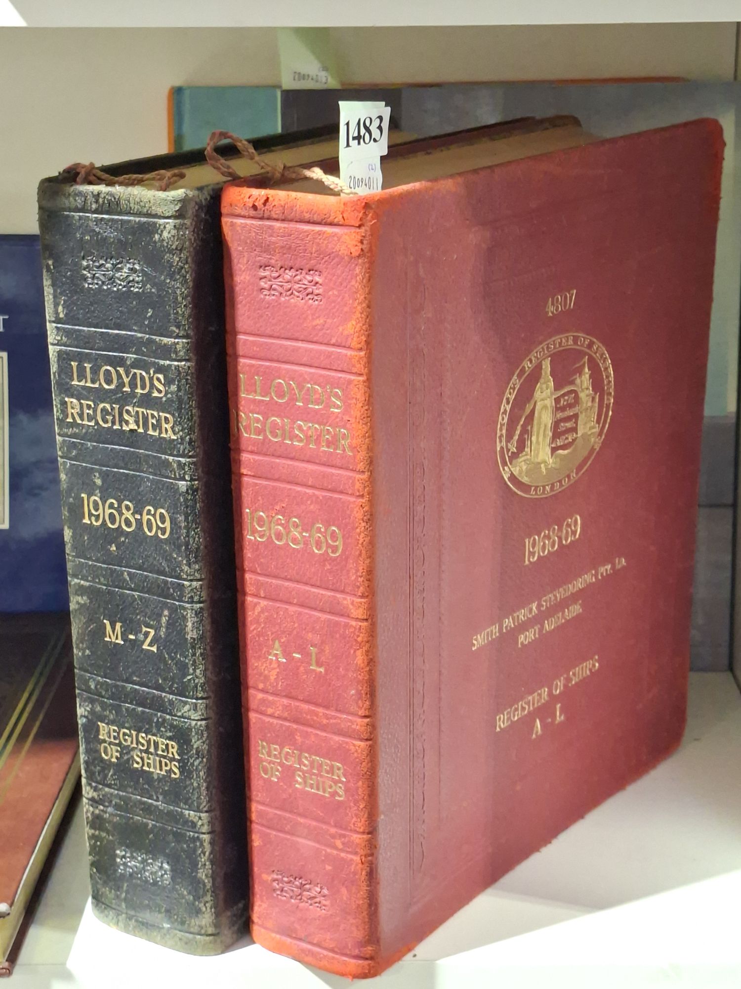 1483 · LLOYDS REGISTER OF SHIPS
