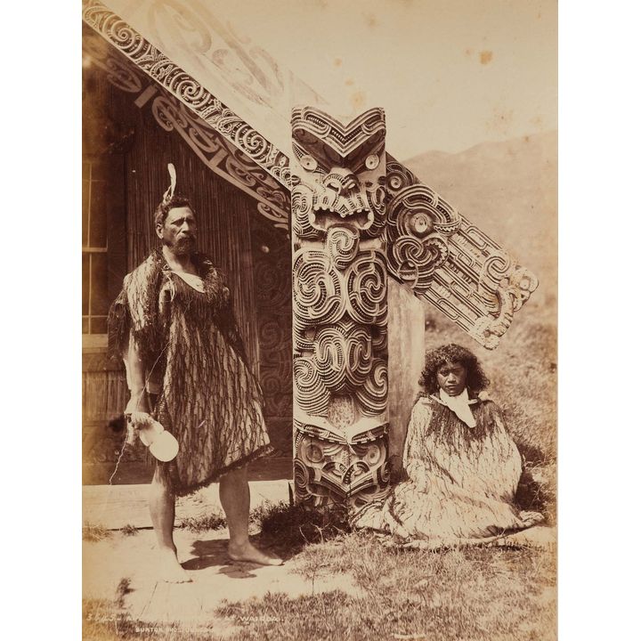 Burton Brothers 'Aporo and Ngareta at Wairoa'