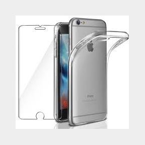 Tempered Glass and Protective Clear Case for iPhone 6S / 6 - Bar 9900787951711 - 51748/15099