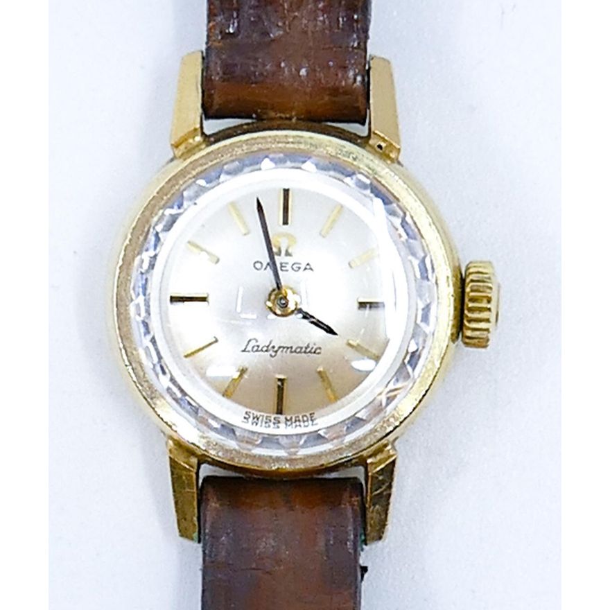Vintage 14k Omega Ladymatic Wristwatch