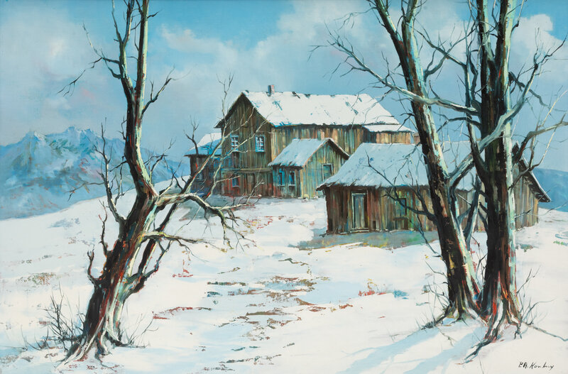 Pawel Kontny
(Polish/American, 1923-2002)
Snowy Scene
