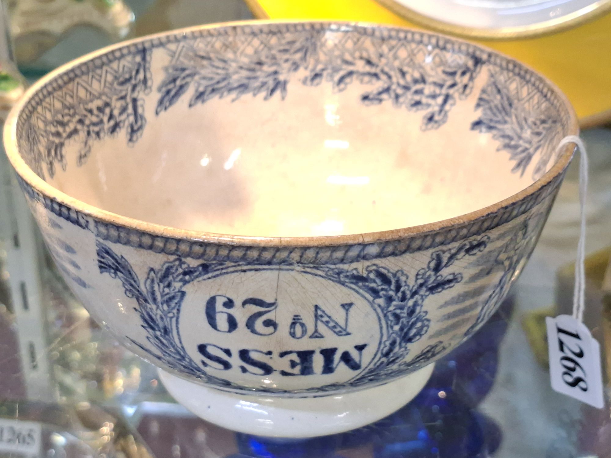 Antique Sailors Mess Bowl
