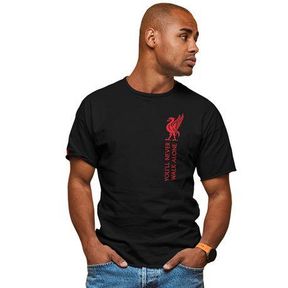 Bufftee Liverpool T-Shirt YNWA Lfc Tshirt Unisex 165g LFC Tee Black XS |