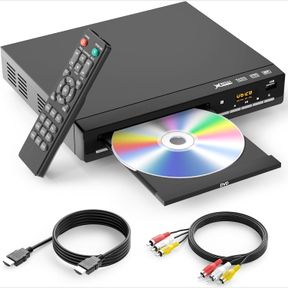 ALL-REGION DVD PLAYERS FOR TV WITH HDMI CD PLAYER FOR HOME STEREO SYSTEM, HDMI AND RCA CABLE INCLUDED ENJOY AN EXCELLENT SOUND QUA