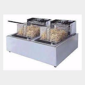 Two Tank Electric Chips Fryer - 5L -bar 9902141351298 -51733/1184 BI