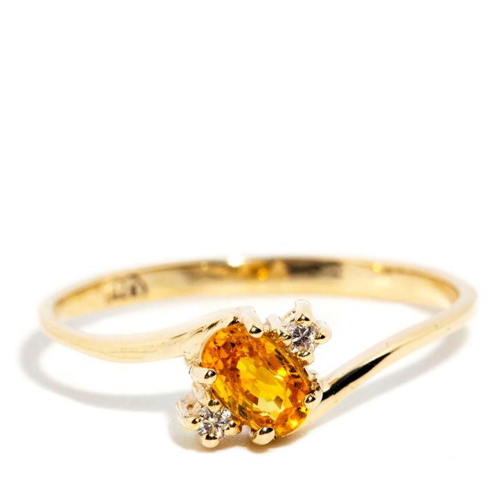 9 Carat Gold Three Stone Ring,