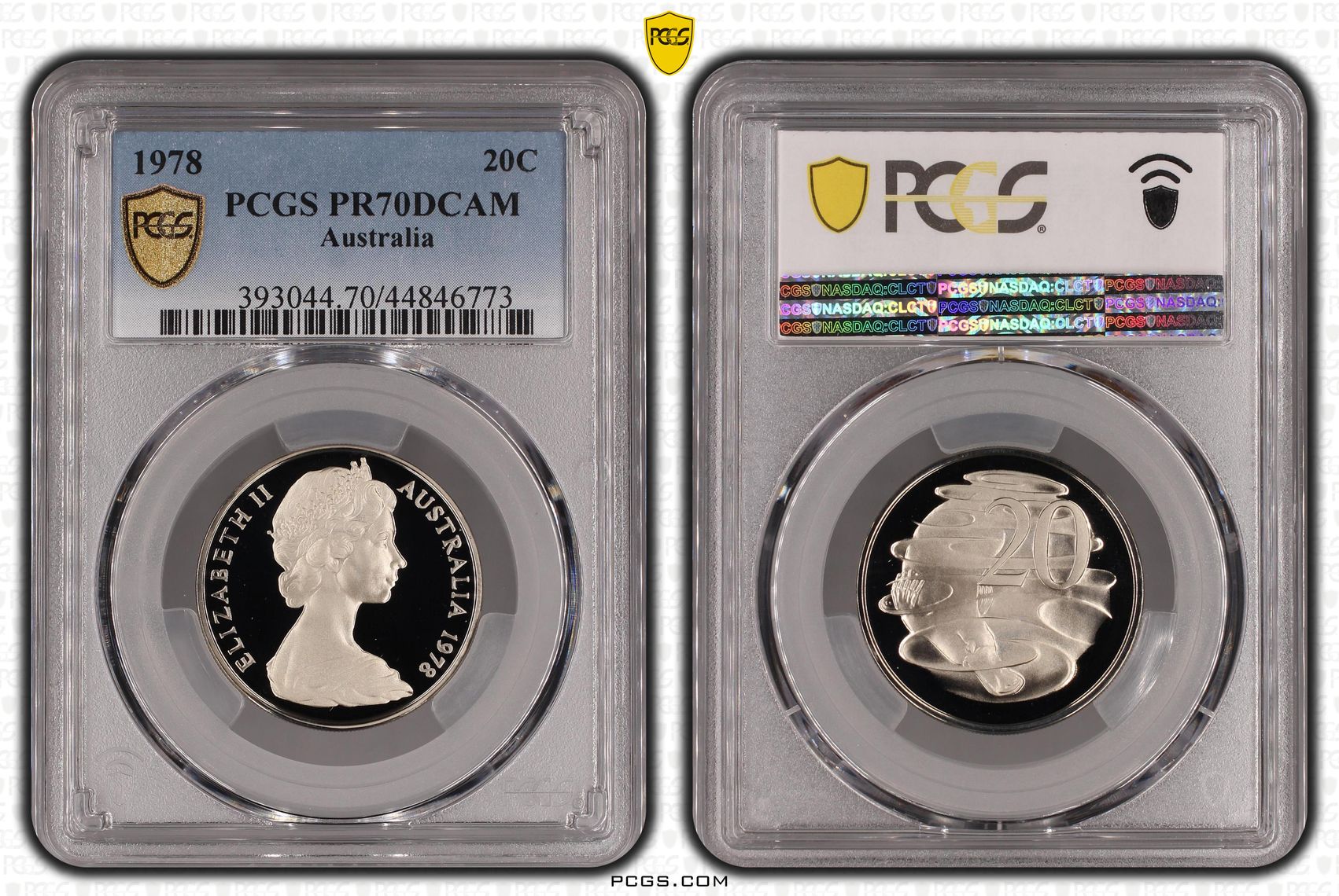 475 · 1978 Australia Twenty Cent, 20c Proof PCGS - PR70DCAM POP 8/0 -773