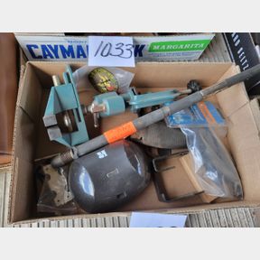 Bench Vice, Light, Grips and Other Related Items