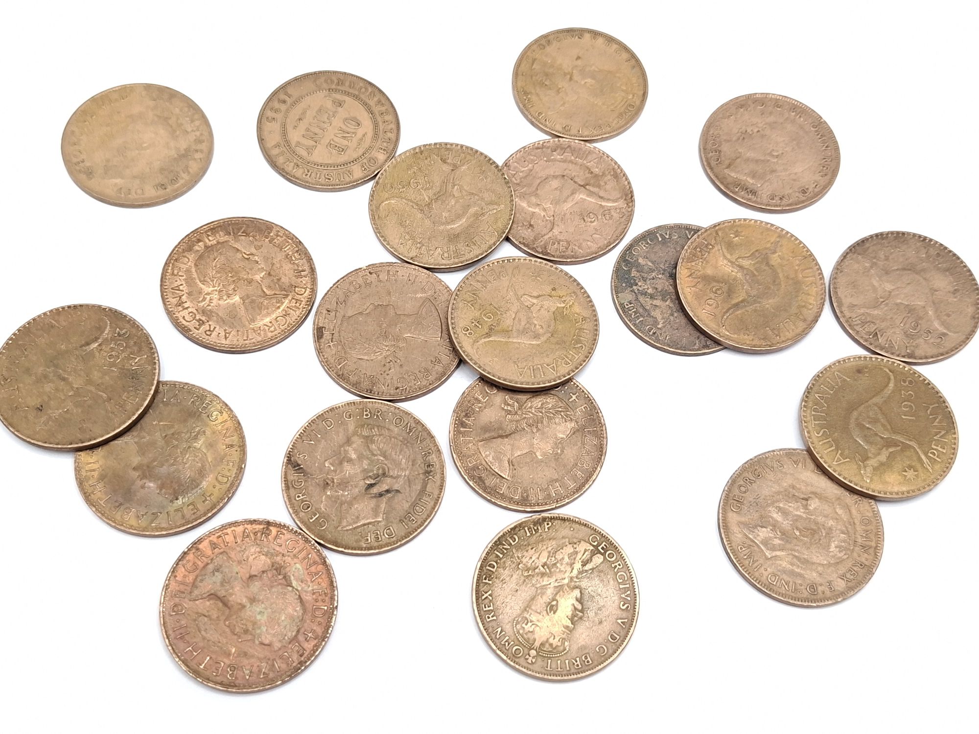 Collection Of Vintage Pennies