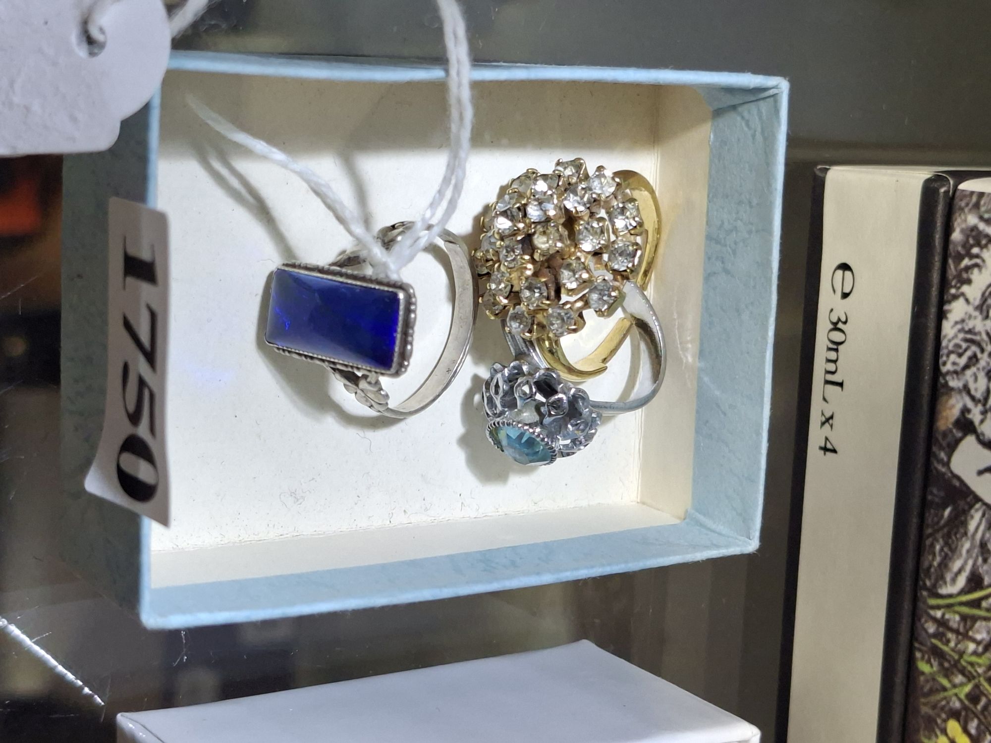 Three Costume Jewellery Rings
