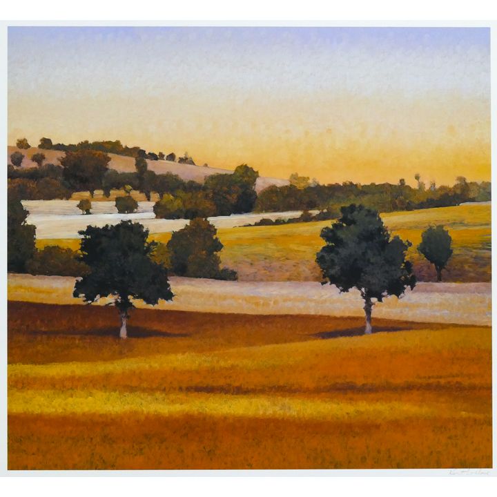 Kent Lovelace ''Autumn Fields'' Signed Lithograph 26''x28''