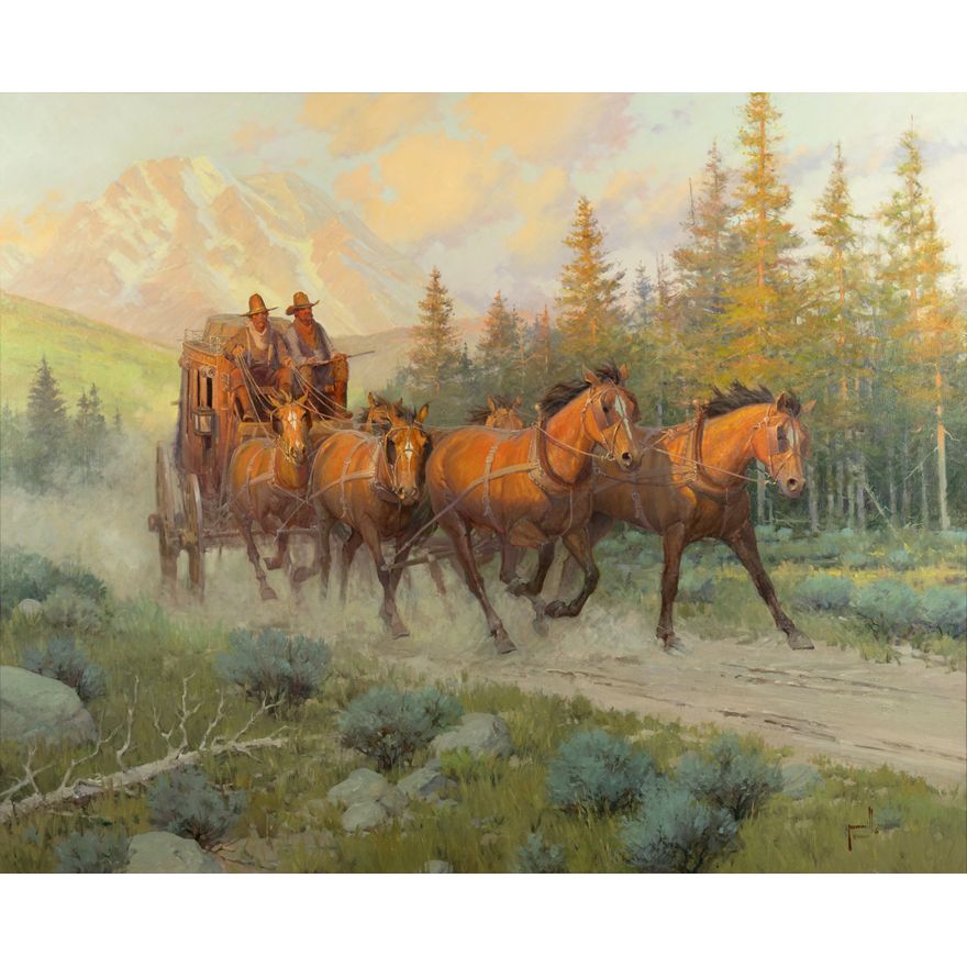 Robert Pummill (1936- ): Down from Cody, 2000