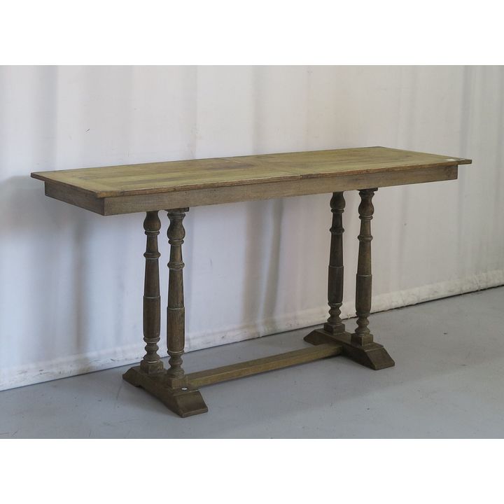 OAK CONSOLE TABLE