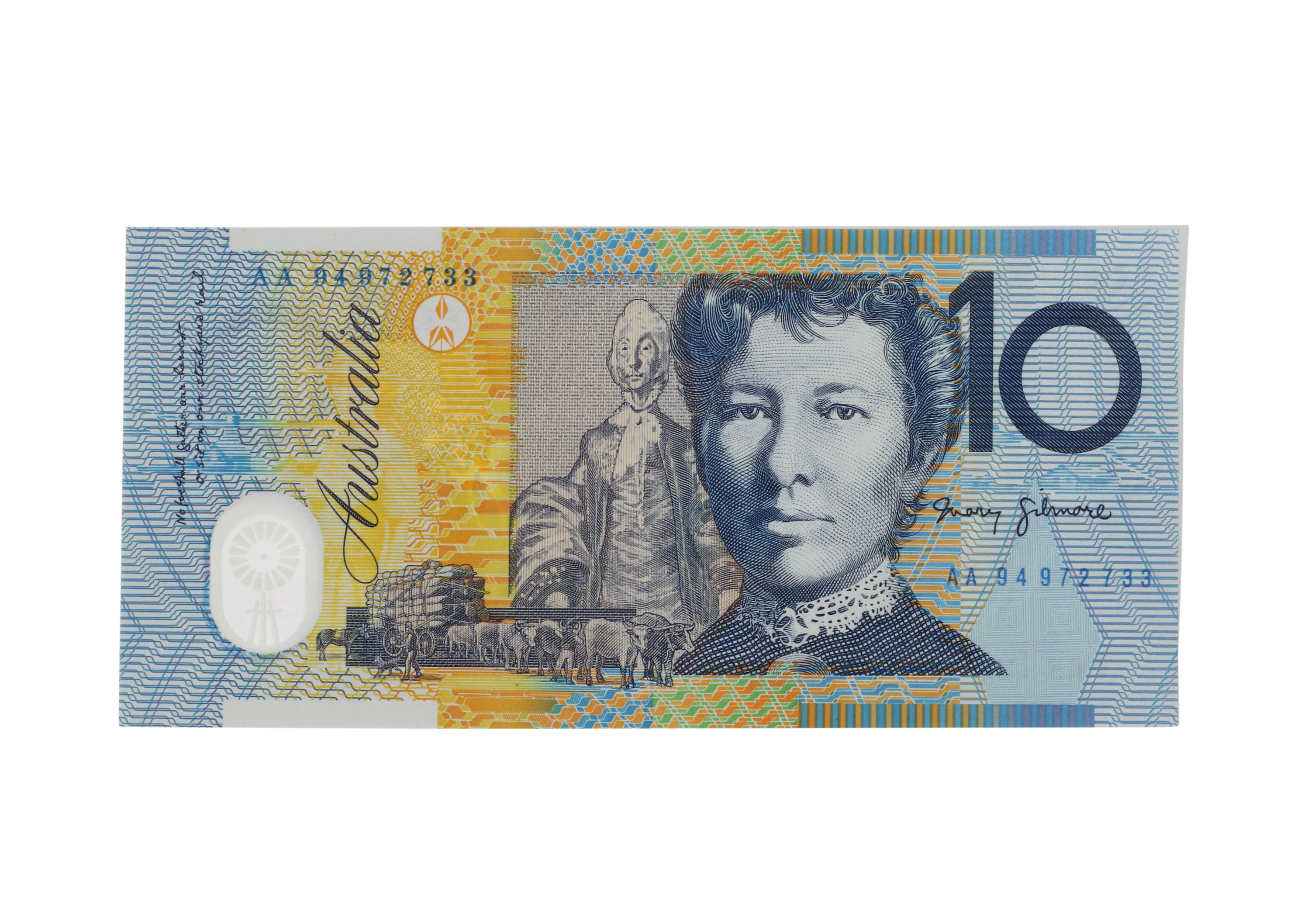 2224. · Fraser/Evans, Ten Dollars, 1994, UNC