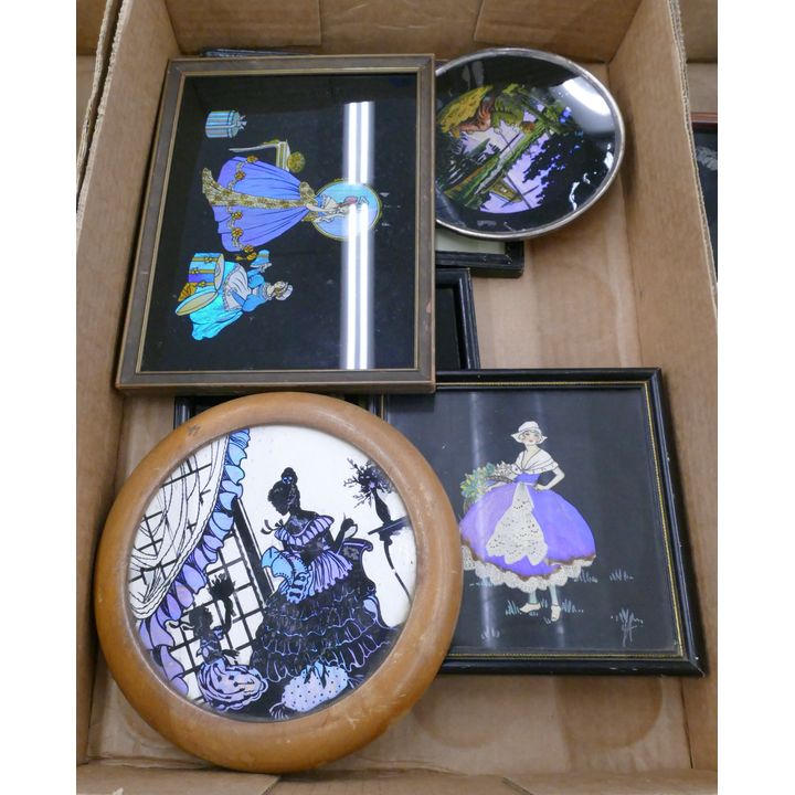 Box Deco Butterfly Framed Artworks