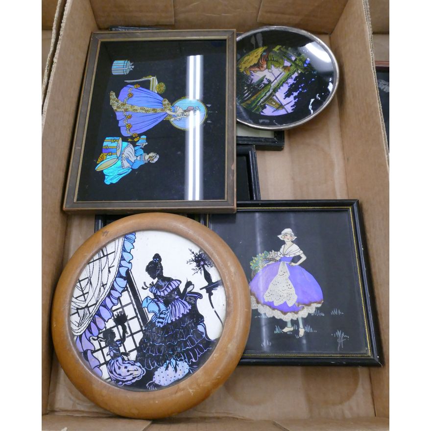 Box Deco Butterfly Framed Artworks