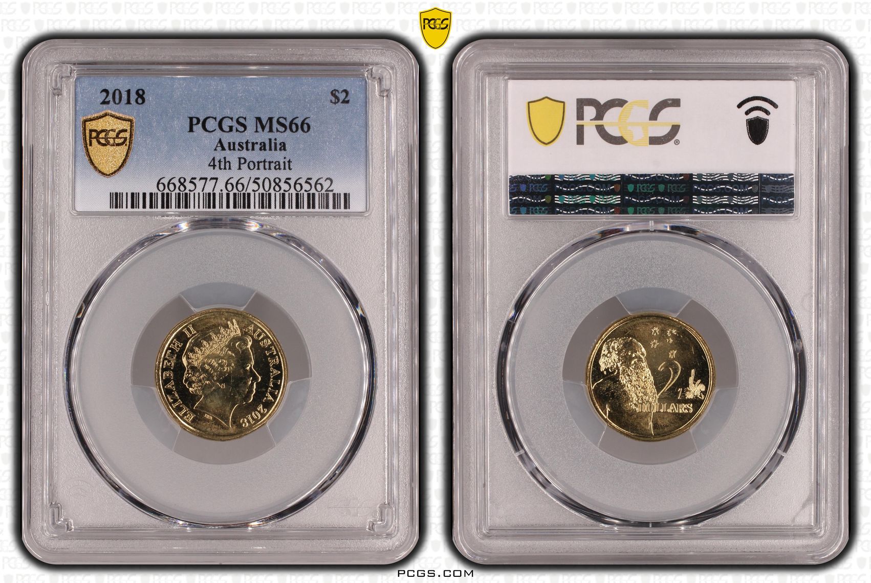 413 · 4th Portrait , Two Dollar, 2018, PCGS MS66