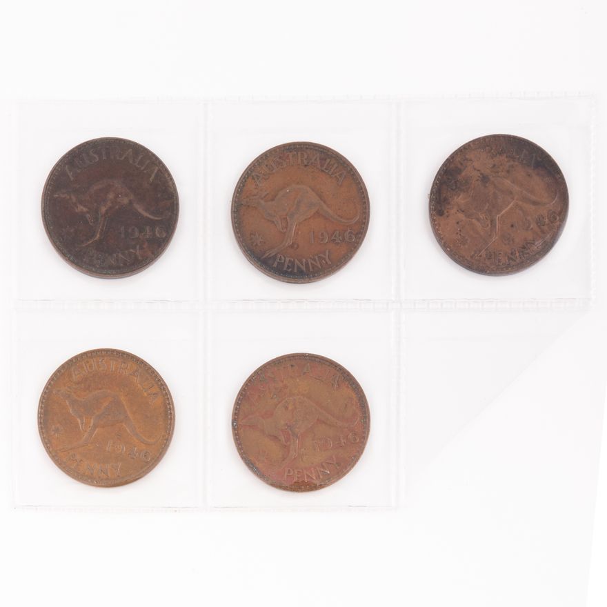 George VI, Penny, 1946,  F - VF
