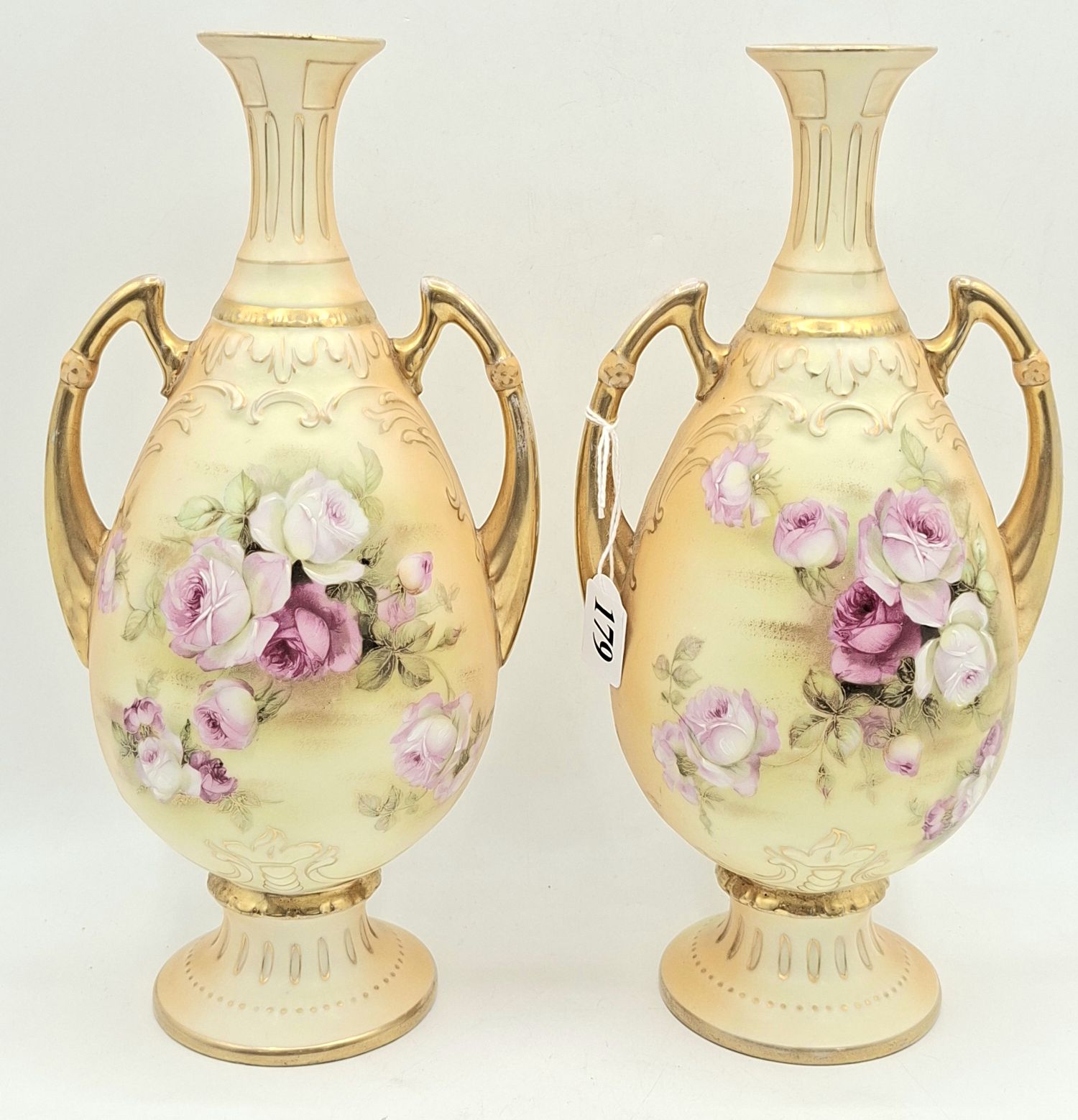 179 · BLUSH IVORY VASES