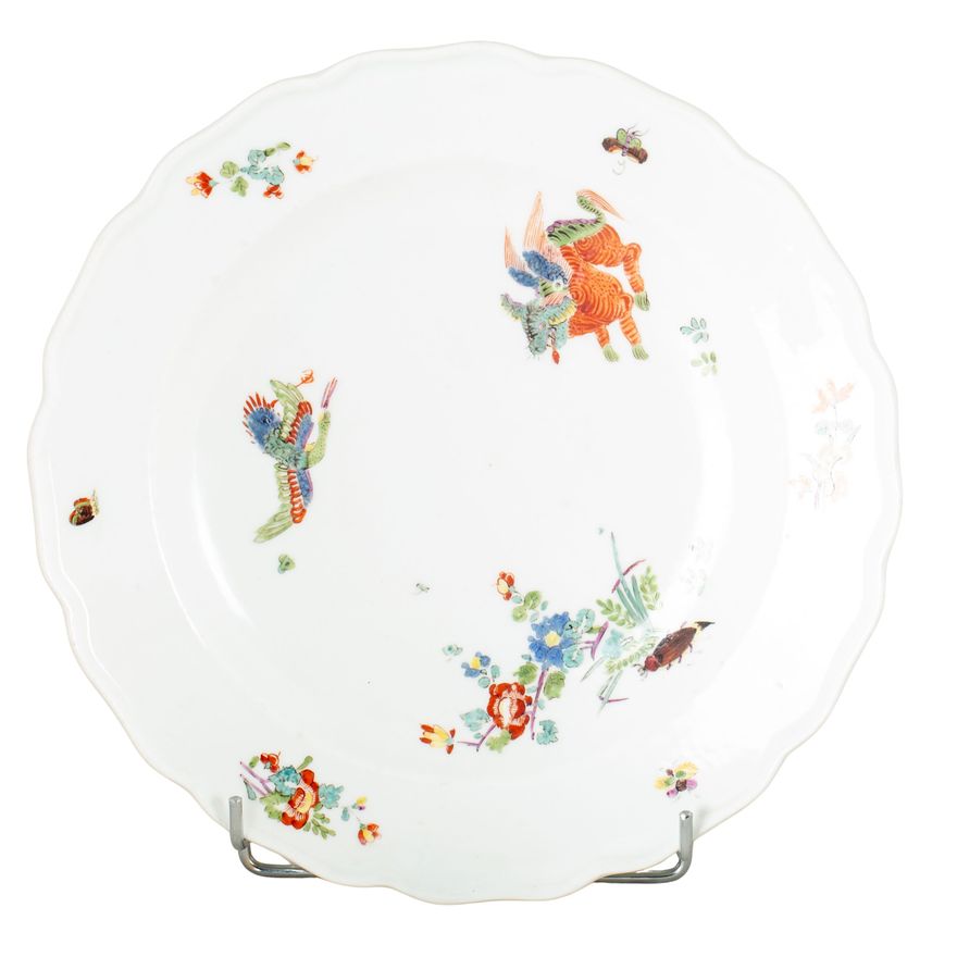 Talerz, Miśnia , lata 1735-1740