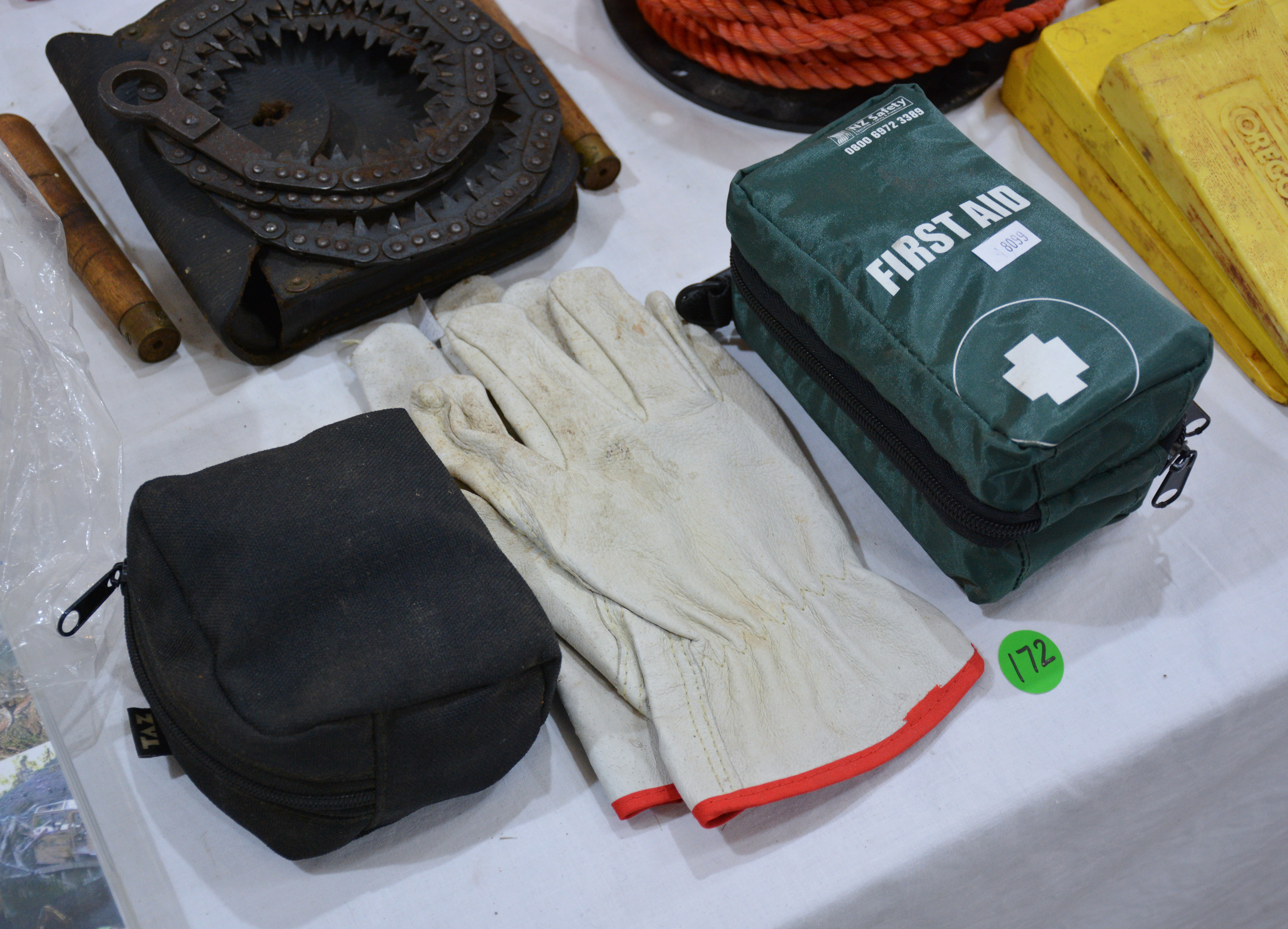 First Aid Packs x 2 and Glove Pair — NZ auction result