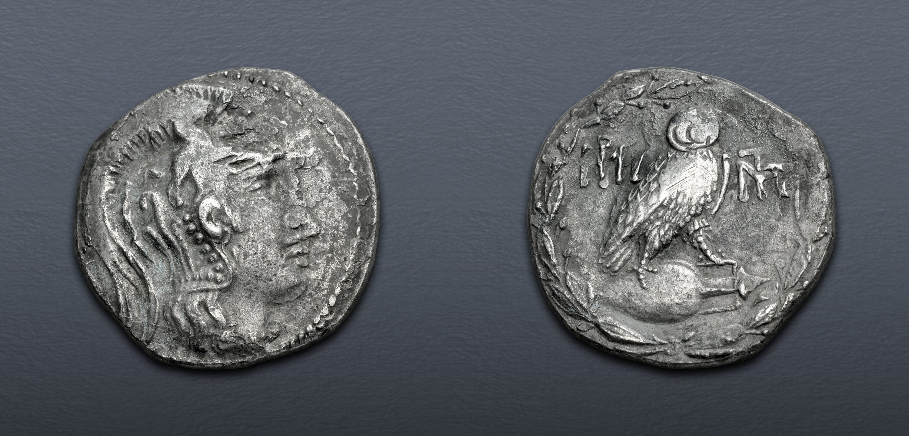ATTICA, Athens. Circa 165-42 BC. AR Tetradrachm (30mm, 17.06 g, 12h ...