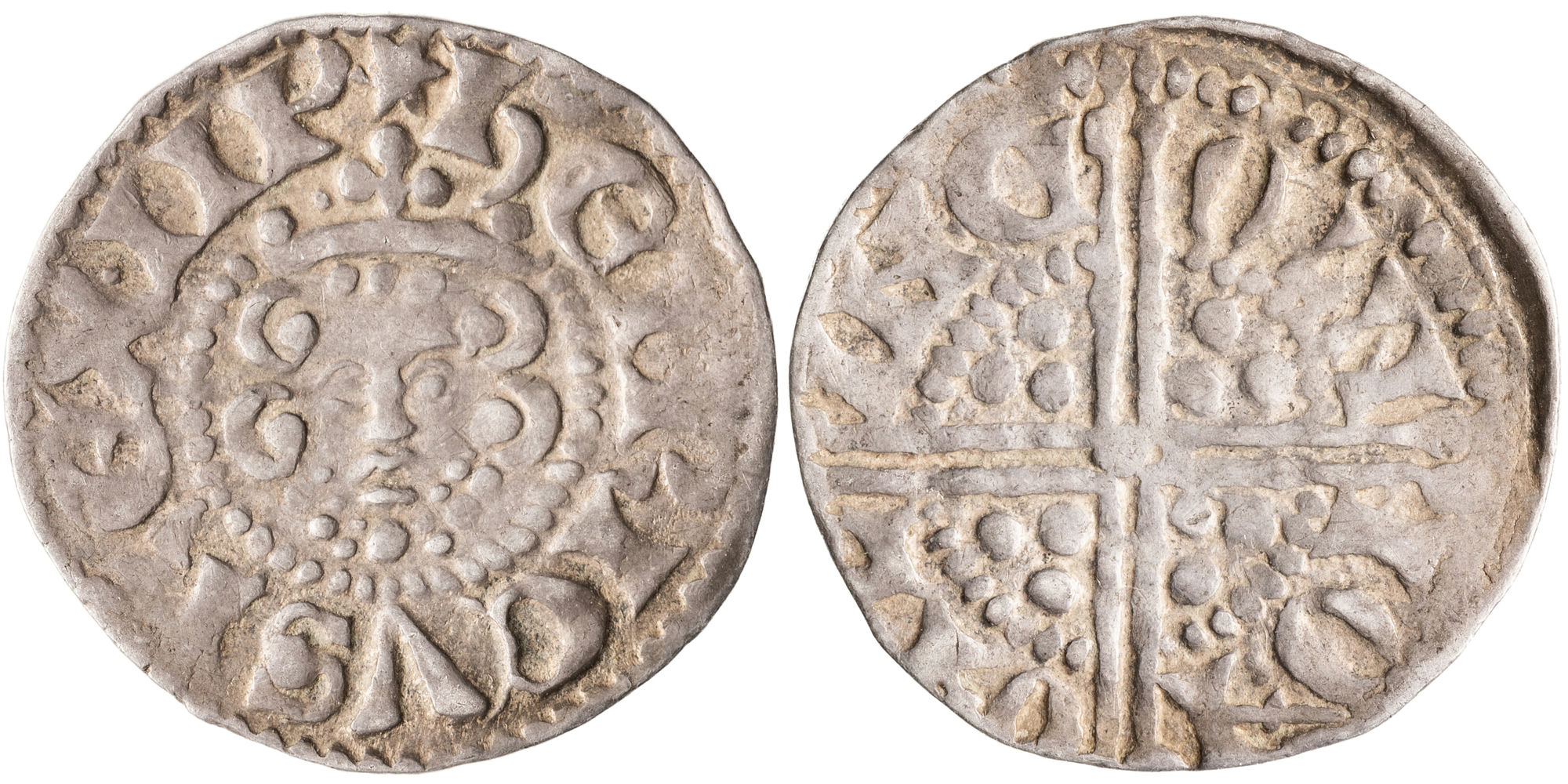 Great Britain, Henry III, Long Cross - Phase II Provincial, Penny, 1248-50, VF