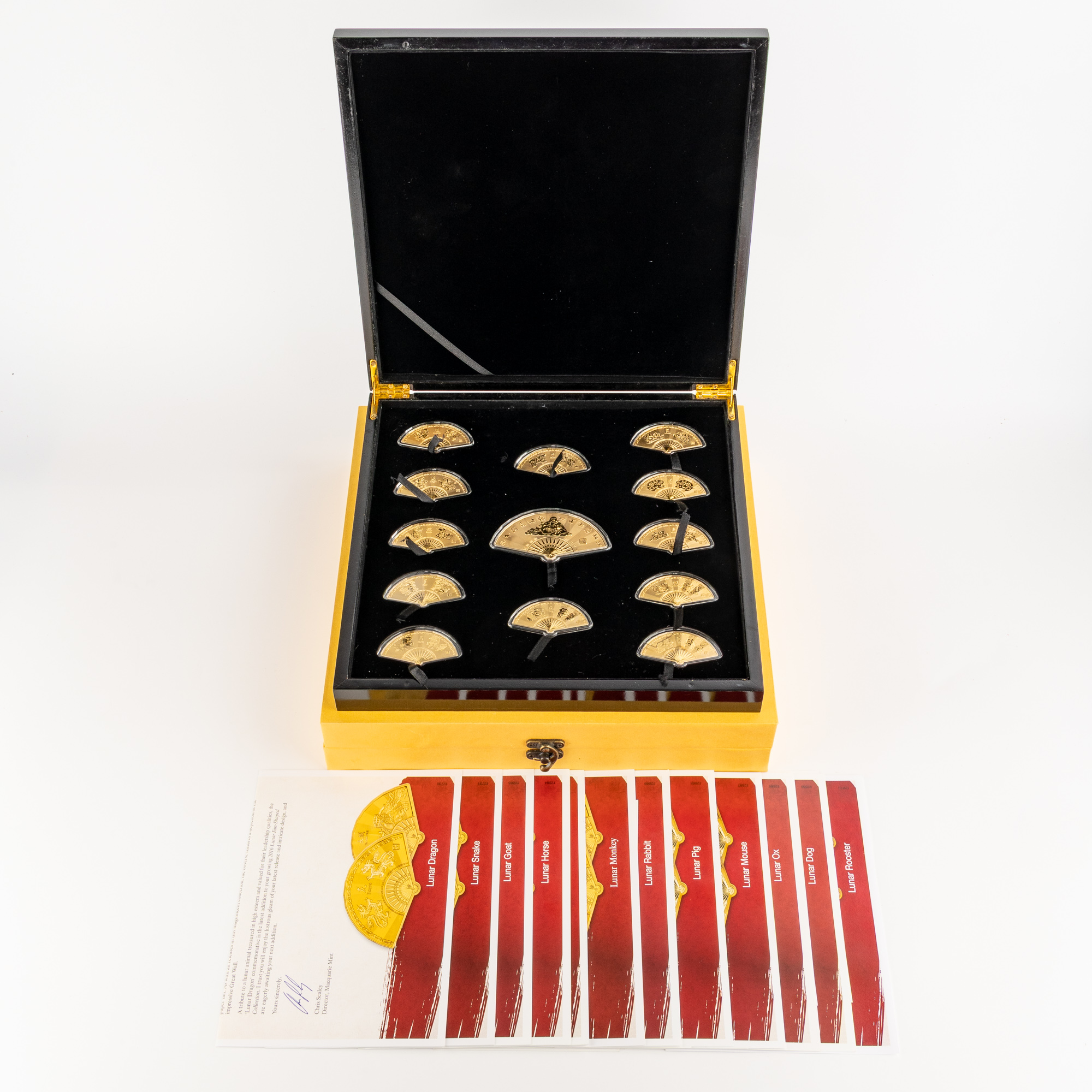 Macquarie Mint - The Lunar Fan-Shaped Collection, 2016, UNC