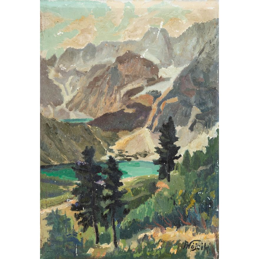 Franciszek Wójcik | Widok na Morskie Oko
