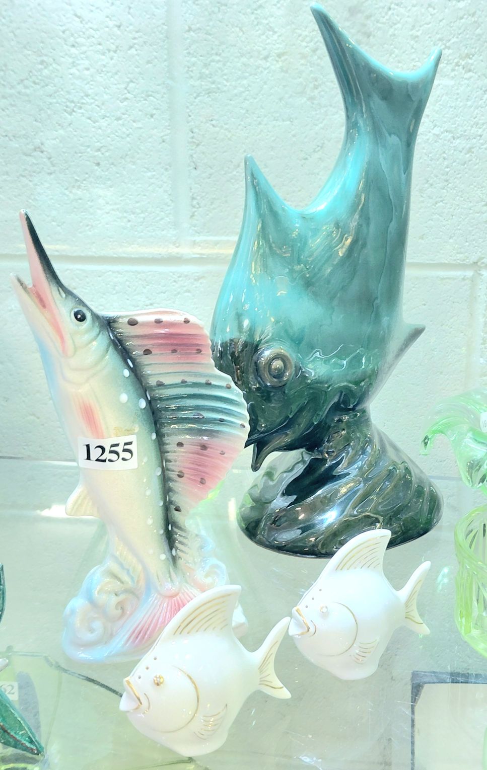 Ceramic Fish Ornaments And Cruet