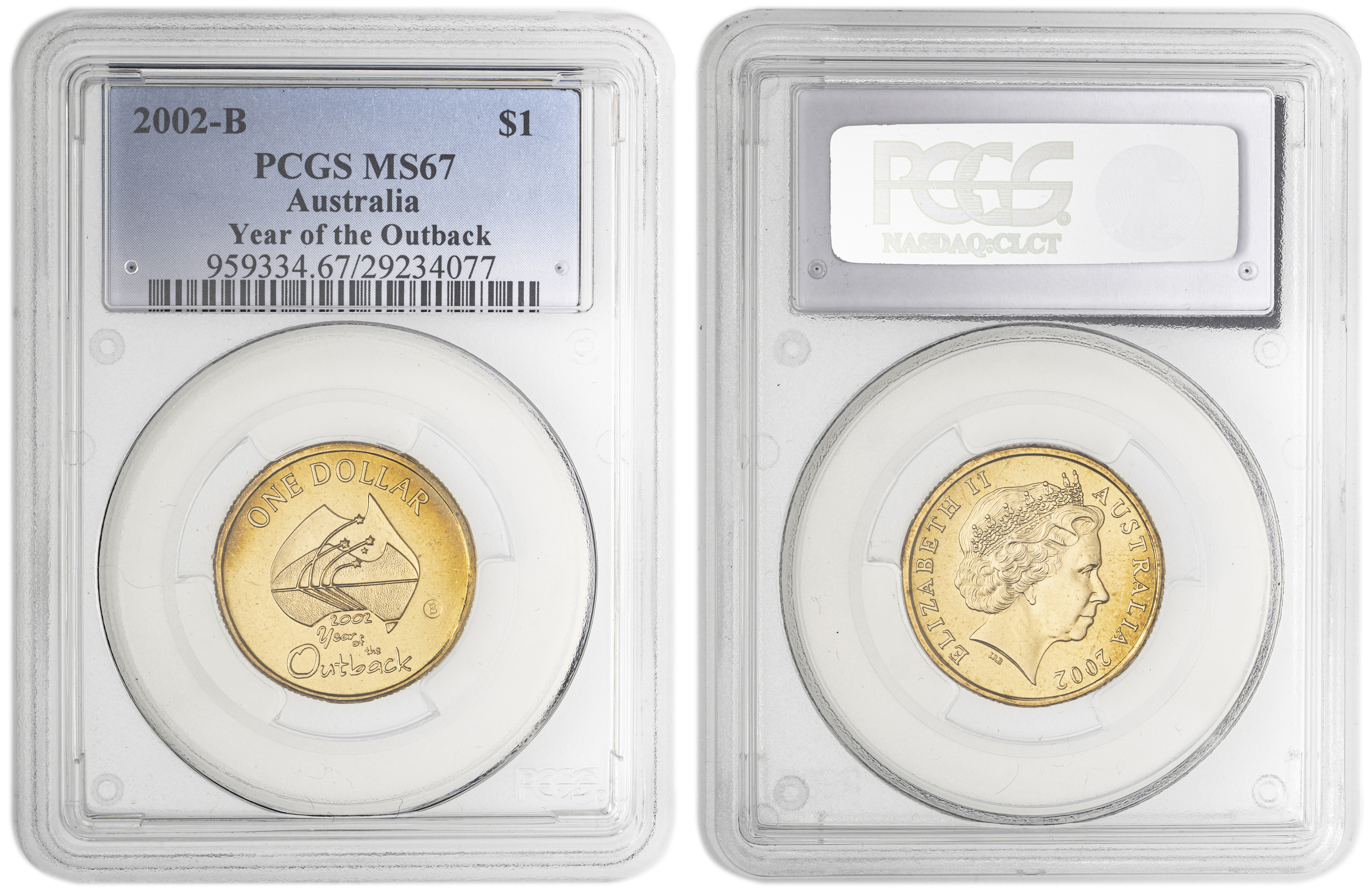 Year of the Outback , One Dollar, 2002-B, PCGS MS67