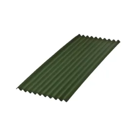 Onduline Corrugated Roof Sheets 2m x 97cm 5 Sheets and Fixings Green |