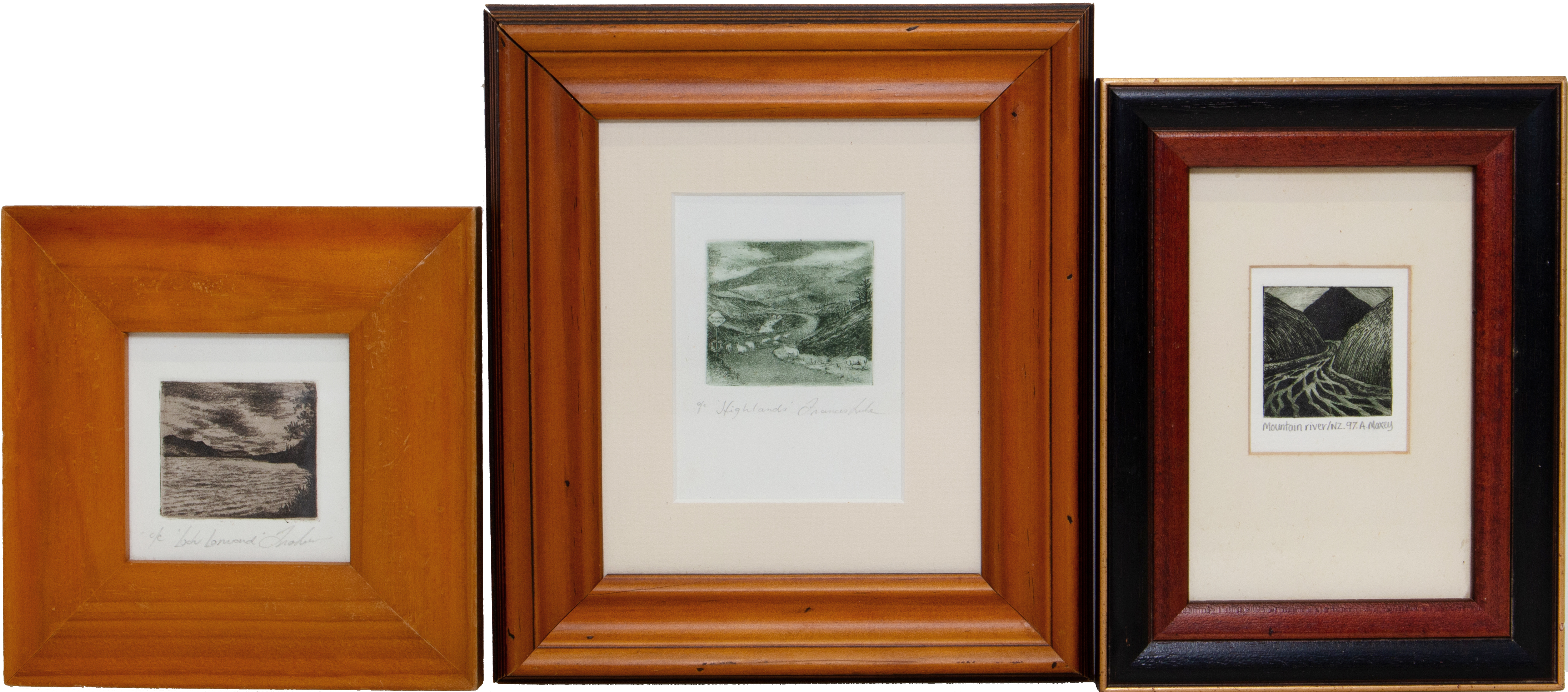 436 · World, Miniature Landscapes Trio, 1990s