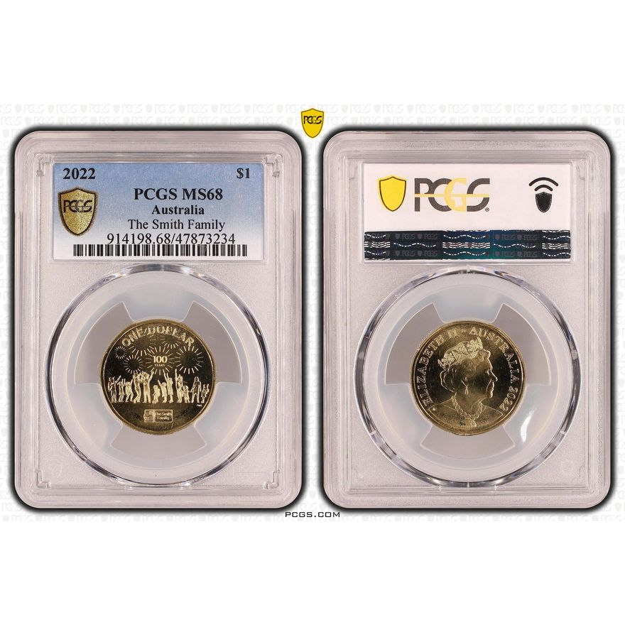 The Smith Family, One Dollar, 2022, PCGS MS 68