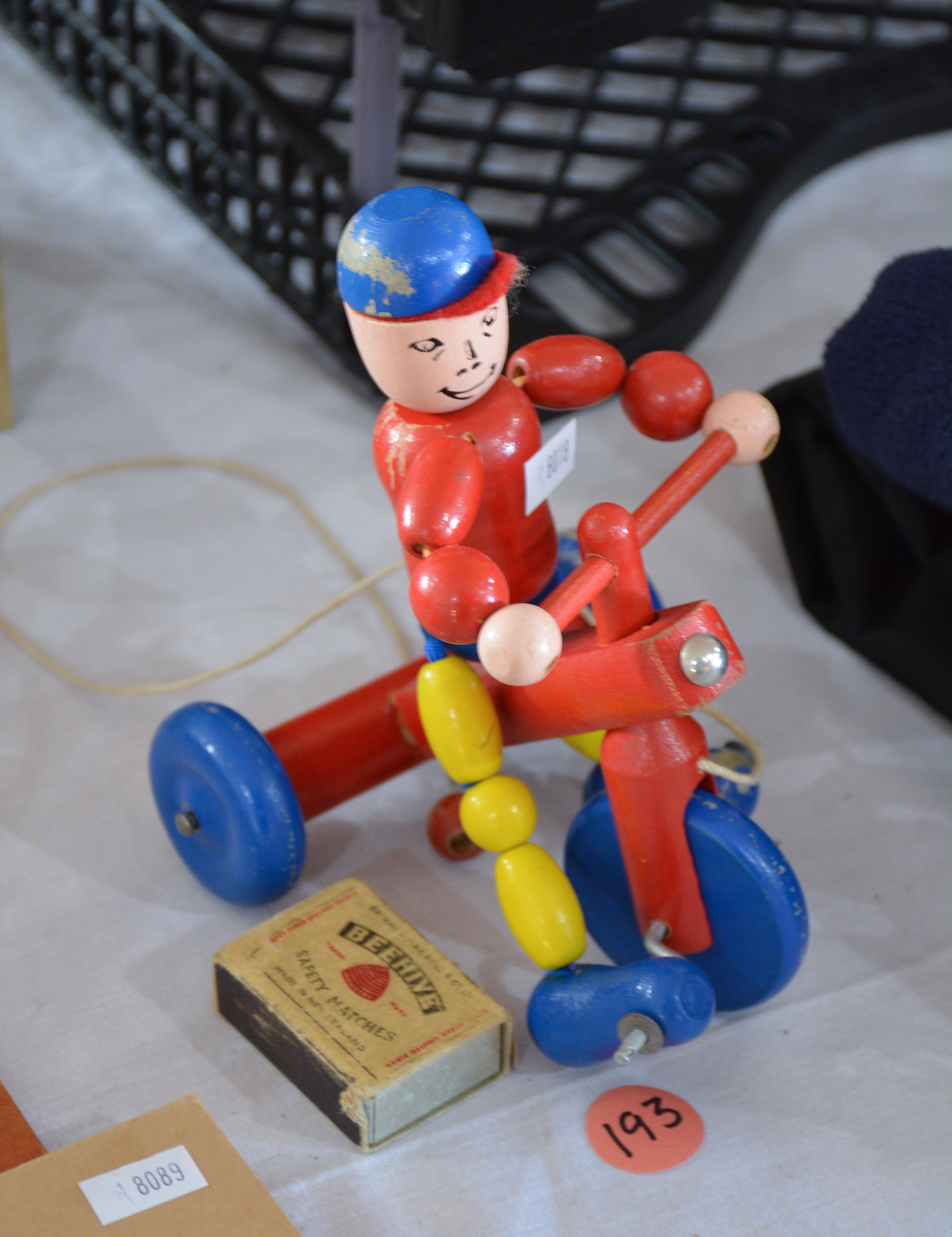 Vintage Wood Pull Along Toy — NZ auction result