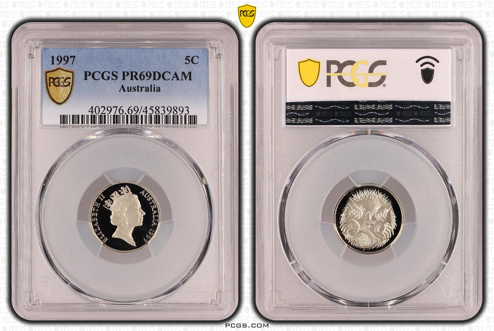 Five Cent, 1997, PCGS PR69DCAM