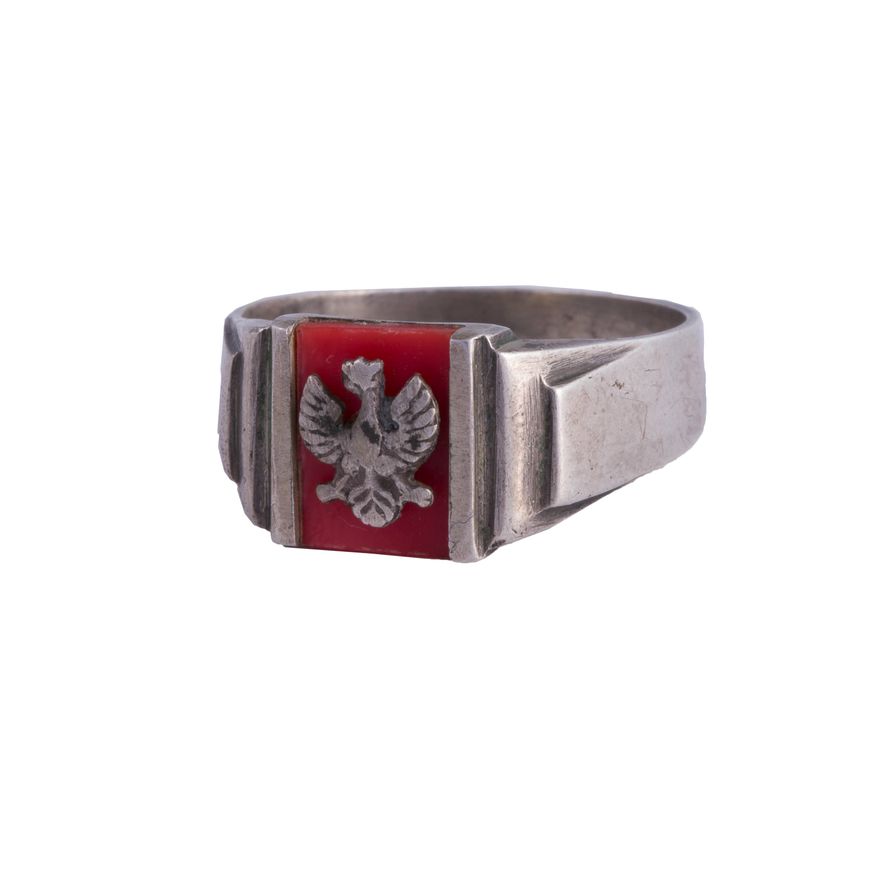 Sygnet patriotyczny z orłem