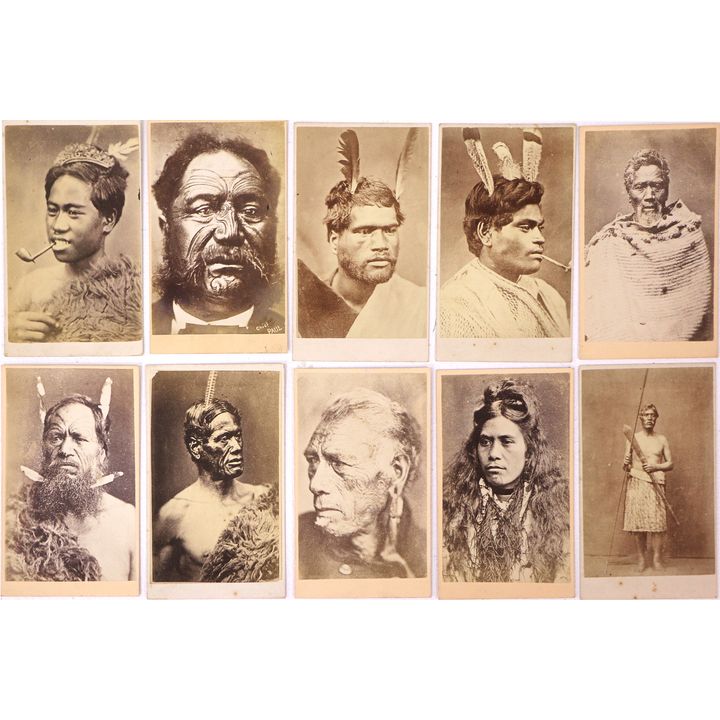 CARTE DE VISITES  -  MAORI SUBJECTS