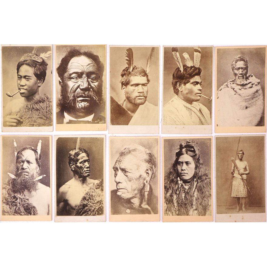 CARTE DE VISITES  -  MAORI SUBJECTS