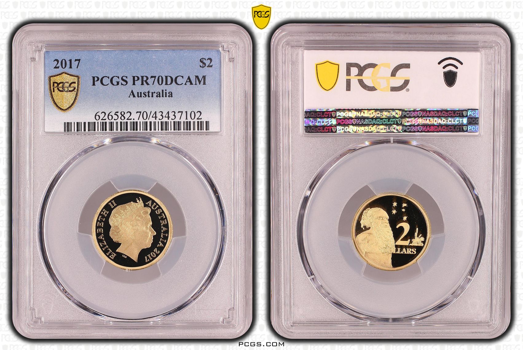 Elizabeth II, Two Dollar, PR70DCAM , 2017 PCGS POP - 33/0
