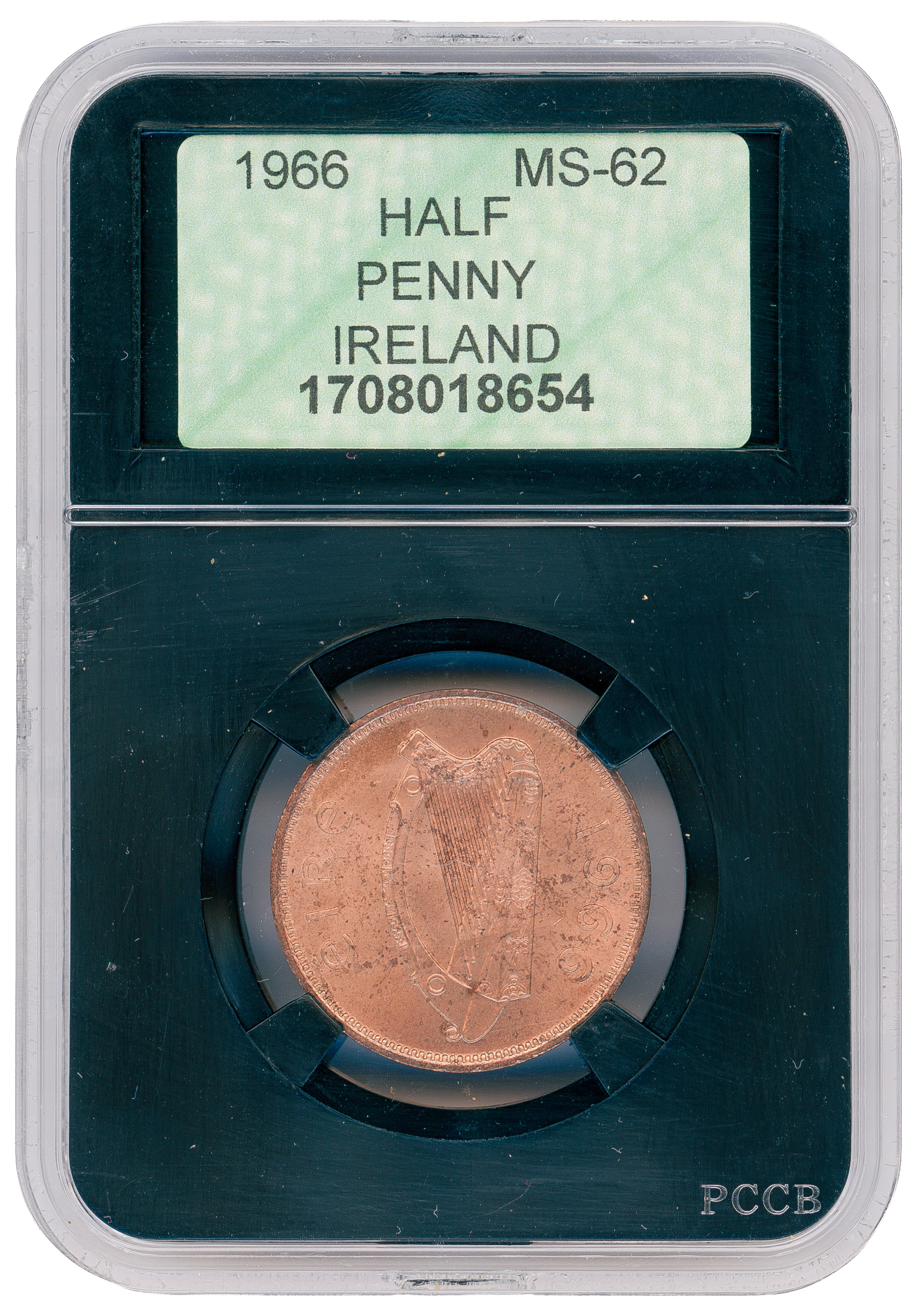 Ireland, Half Penny, 1966, MS62