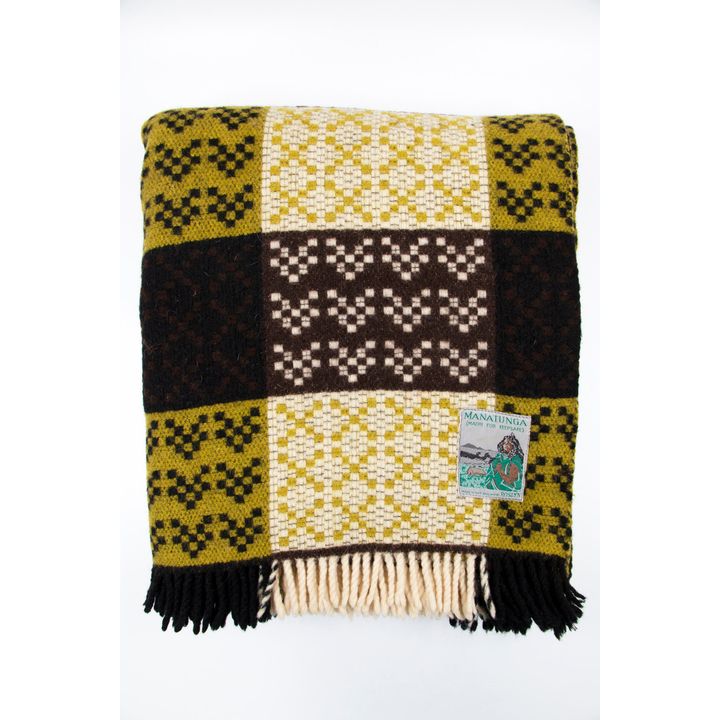 Roslyn Dunedin textiles - Early Manatunga travel rug