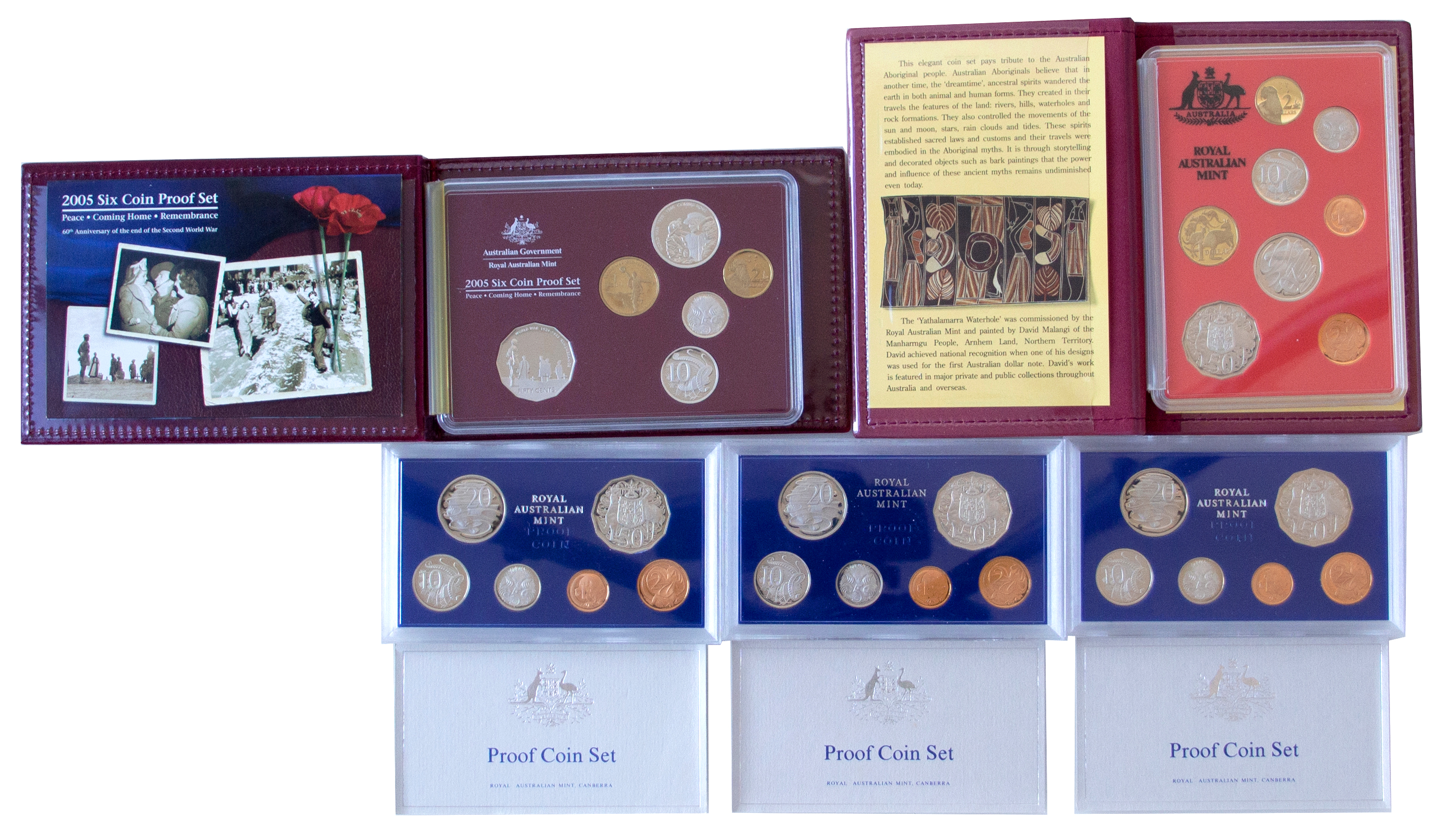 Accumulation, Elizabeth II, Proof Set, FDC