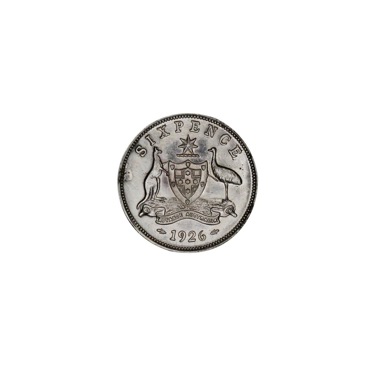 983. · George V, Sixpence, 1926, CHU