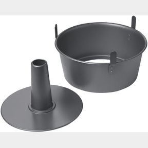 CHICAGO METALLIC 16184 NON-STICK ANGEL FOOD CAKE PAN WITH FEET, 2-PIECE