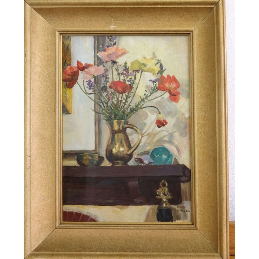 MARY PACKER - OIL ON BOARD