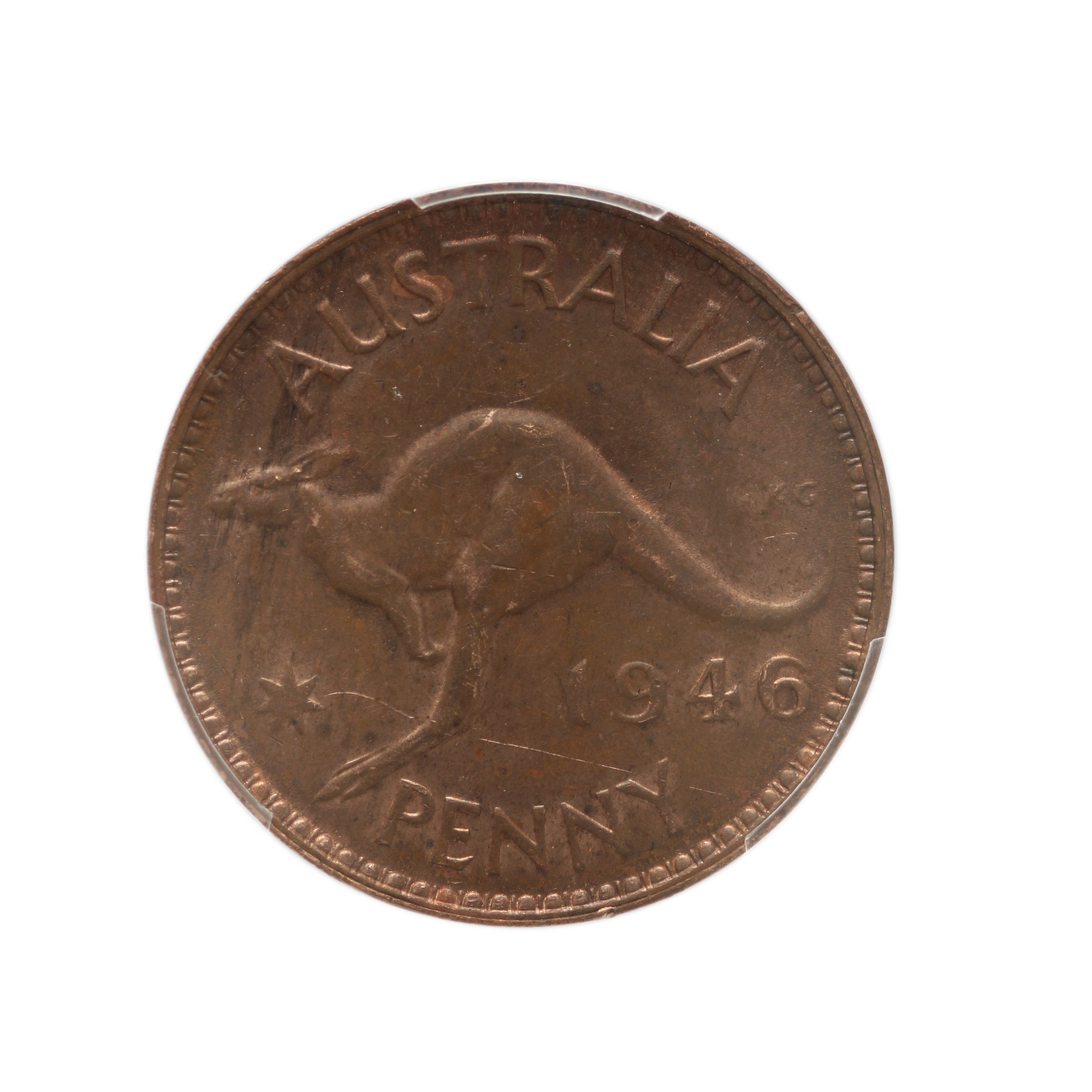 George VI, Penny, 1946, UNC