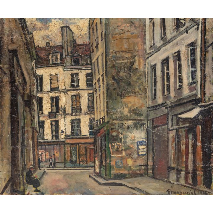 Nathan Grunsweigh | Uliczka, 1945 r.