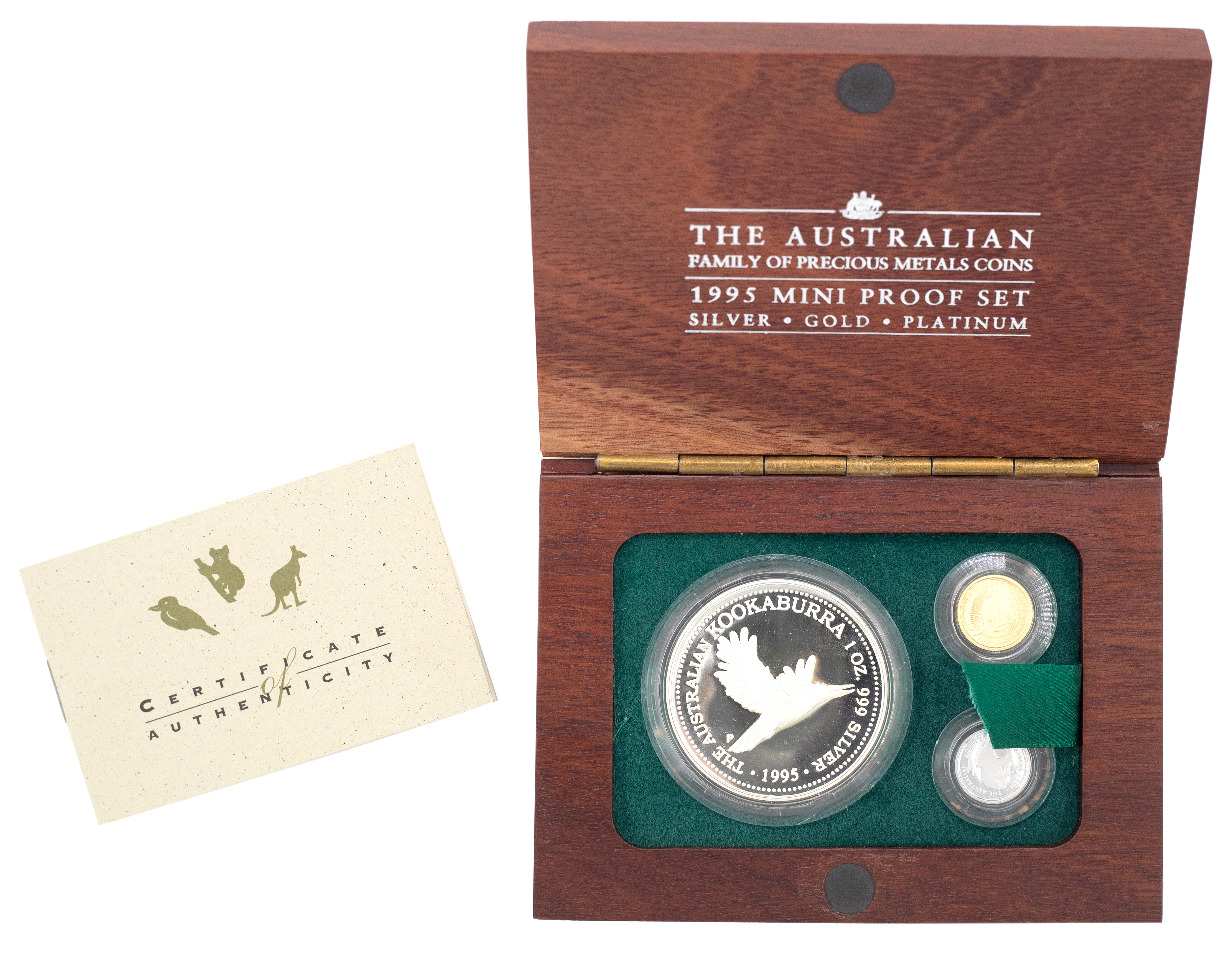 Elizabeth II, Family of Precious Metals, 1995, FDC